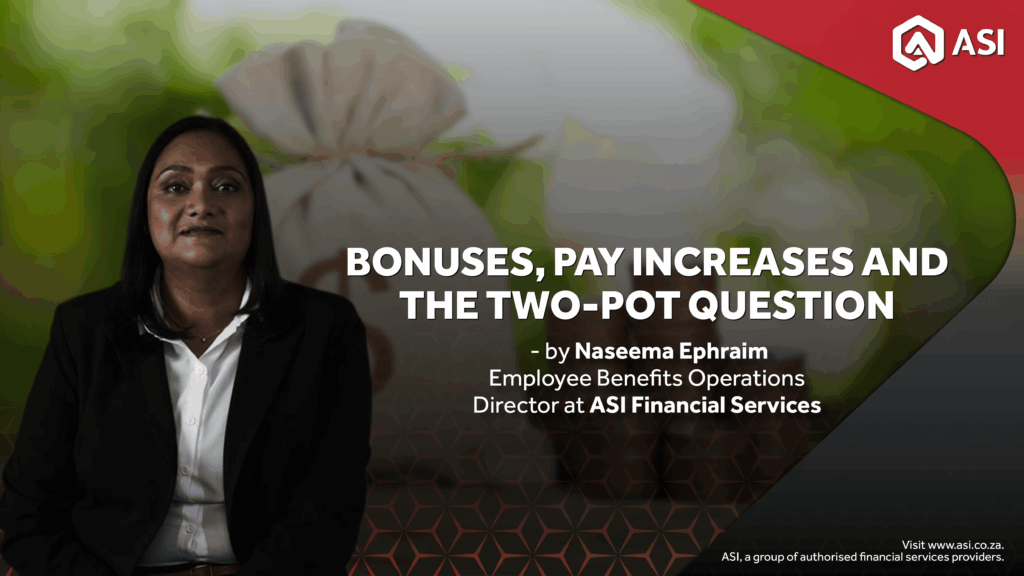 Bonuses, pay increases and the Two-Pot Question